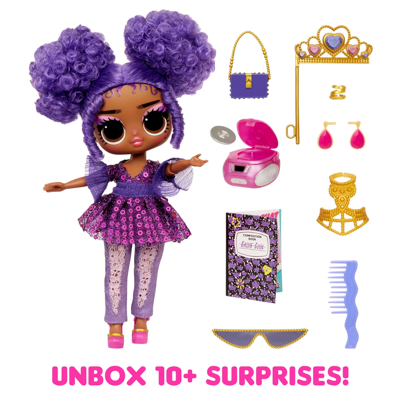 LOL Surprise Tweens Fashion Doll Cassie Cool with 10 Surprises